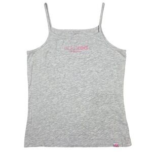 Y2k Vtg Ecko Red Tank‎ Top Womens  L Gray 2000s Bratz Paris Hilton Baby T Cute